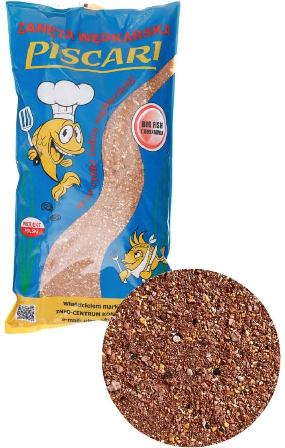 KALASTUSSYÖTTI BIG FISH MANSIKKA 1KG