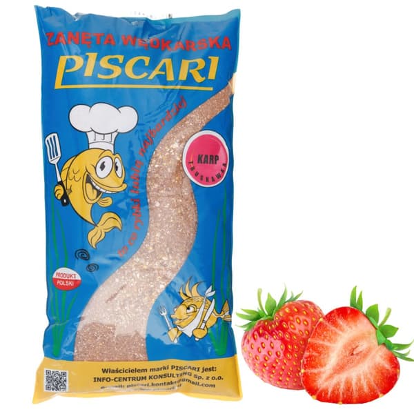 KALASTUSSYÖTTI KARPPI MANSIKKA 1KG