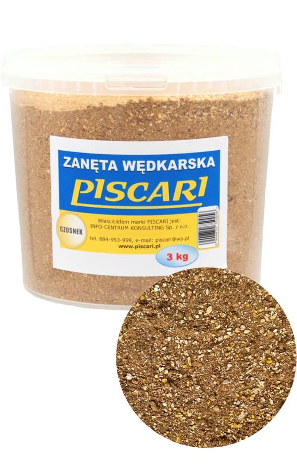 PISCARI-KALASTUSSYÖTTI VALKOSIPULI 3kg