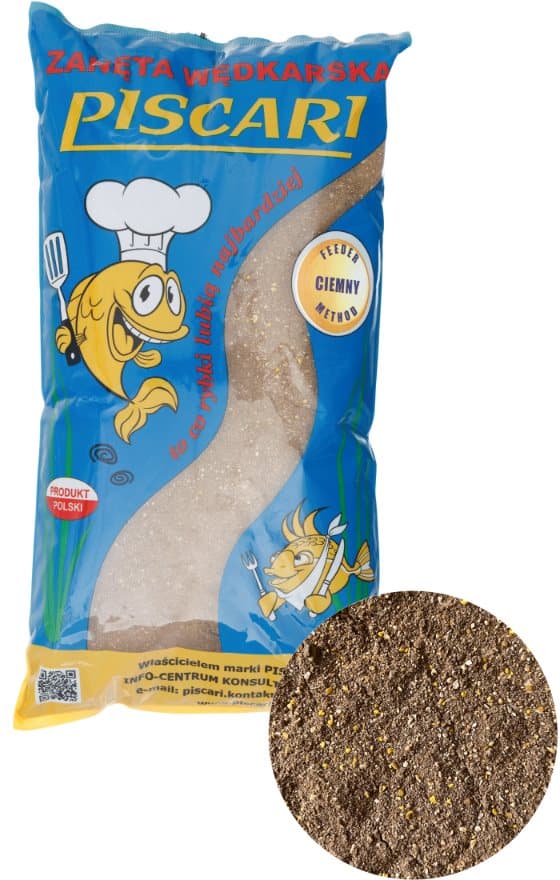 PISCARI KALASTUSSYÖTTI METHOD DARK 1kg