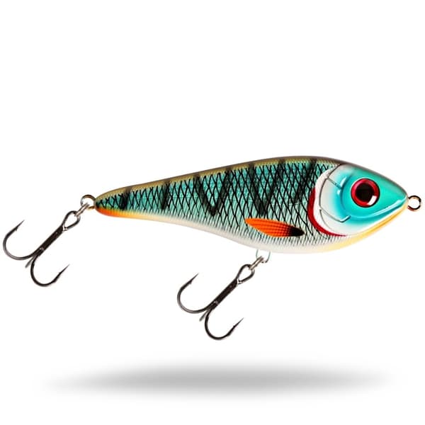Strike Pro Buster Swim, Slow Sink, 13cm, 65g - Tiger Cichlid