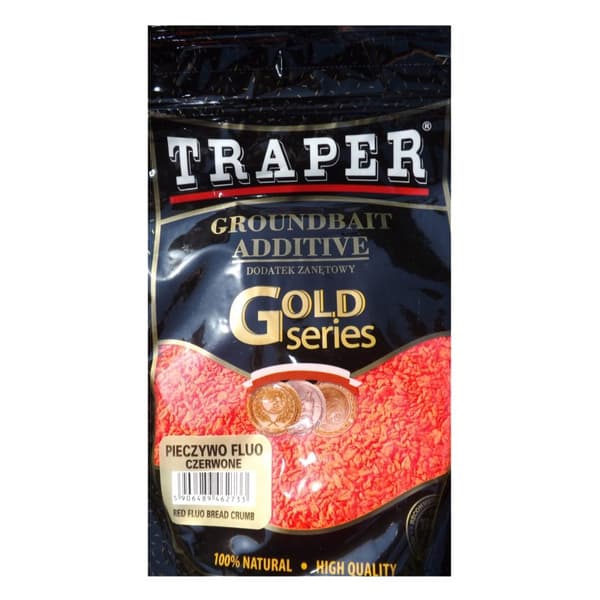 Brød Fluo TRAPER GOLD SERIES fluo RØD 400g til Suderbrasen Kakerlak |1026