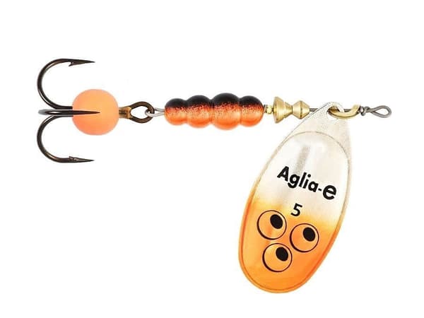 Mepps Aglia-E ORANGE BRIGHT spinner NR. 5 |30101005