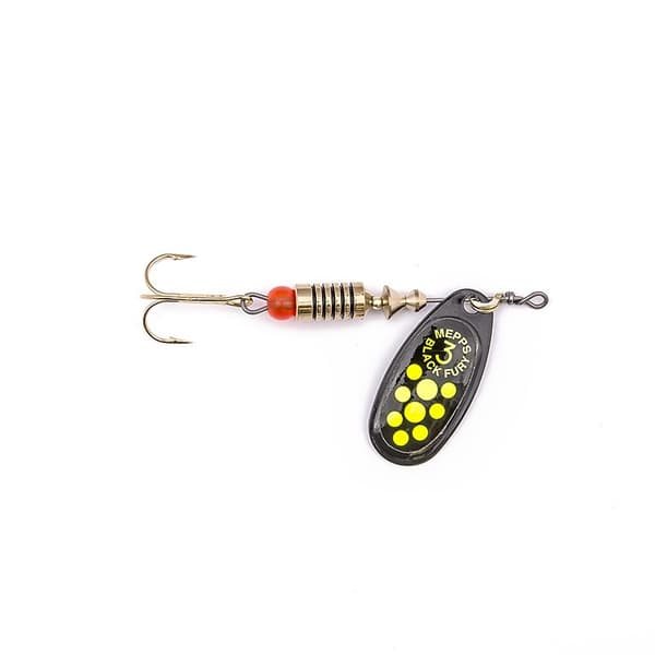 Mepps Black FURY Spinner MUSTA/VINTTIKOIRA. Nro 3 |30448003