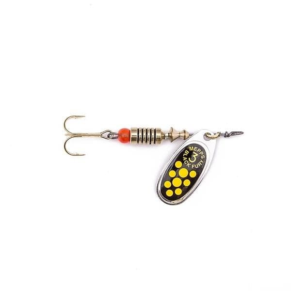 Mepps Black FURY Spinner HOPEA/KELTAINEN NO. 1 |30421401