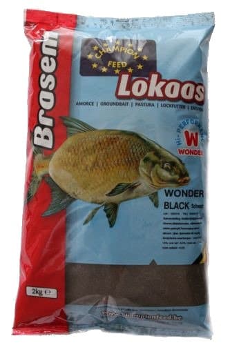 Champion Feed WONDER BLACK 2kg fiskebete för braxen mört effektivt