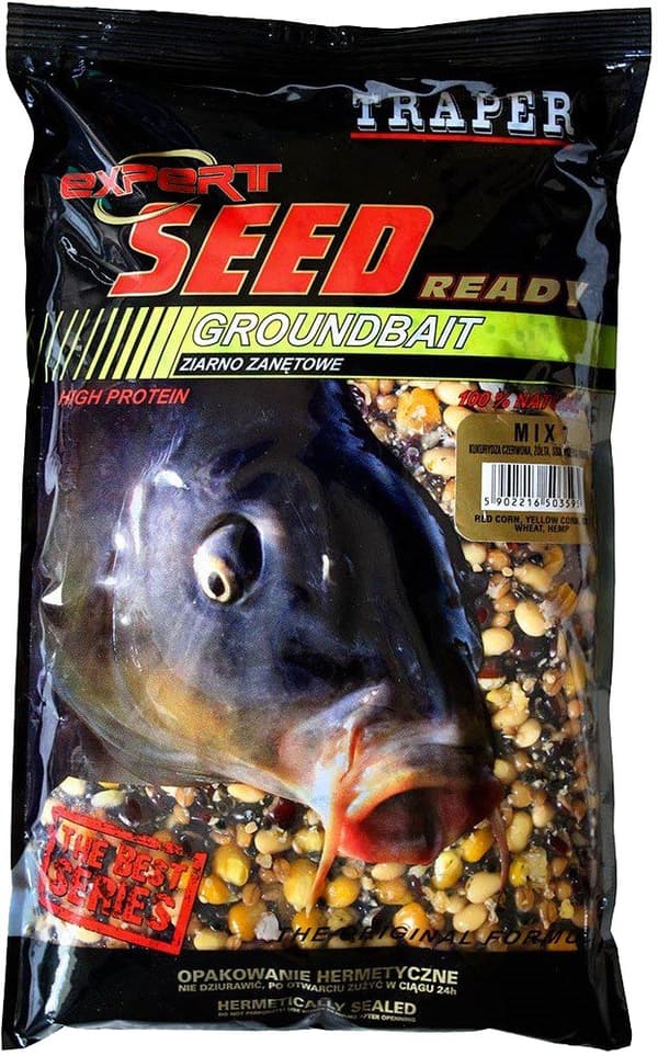 Majsgransfångare MIX naturell 1kg för karpfiske, braxen, sutare |3001