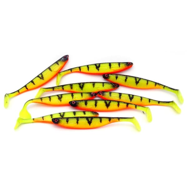 GUMMIAGMOD Westin Shadteez SLIM 7,5 cm 3 g FIRE PERC til gedde | P020-272-006