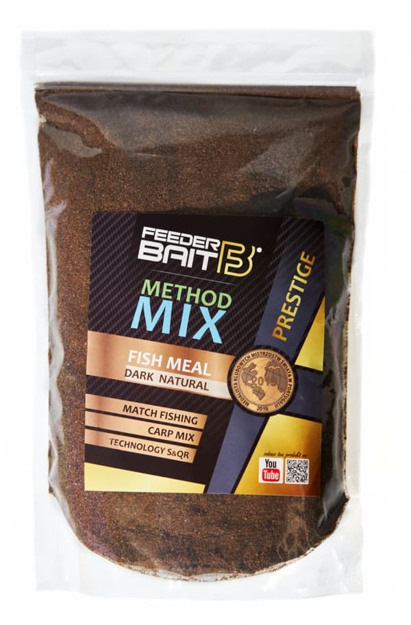 Syöttölaukku Method MIX PRESTIGE - TUMMA KALAJAUHO - LUONNOLLINEN 800 g | FB25-8