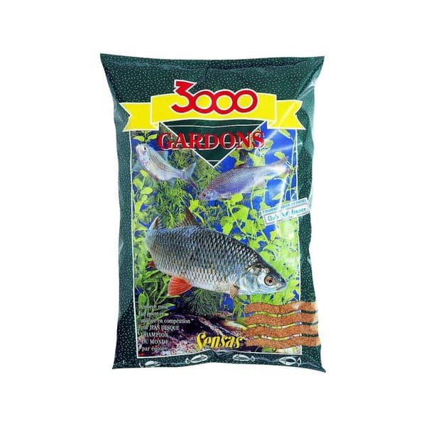 BAIT Sensas 3000 GARDONS BAIT til KARKELER intensiv 1kg til konkurrencer Effektiv|761