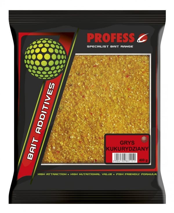Profess Groundbait Tillsats MAJSGRUT 0,4 KG* |5906190881267