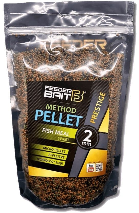 Pelletfoderautomat med agn og mikropellets 2 mm 800 g sødt fiskemel FB11-10|FB11-10