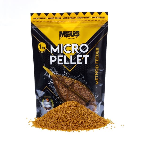 Fiskemad Meus Pellet 2mm 1kg Durus Mikropellet Majsfolie |PD2KUK