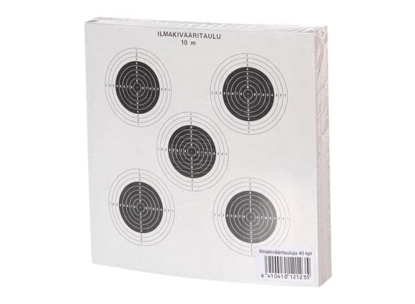 Atom Luftpistolmål officiell 40-pack