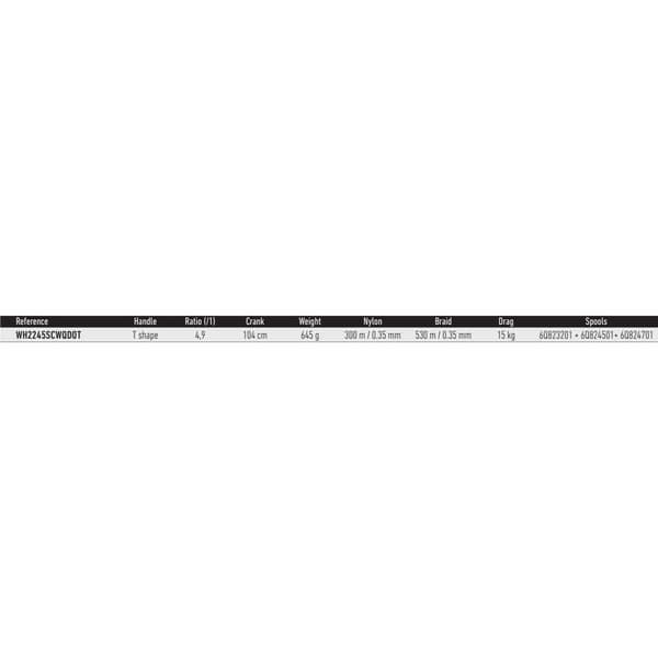 Daiwa Ekstra Spole Whisker 2022 700 M Søvfarvet