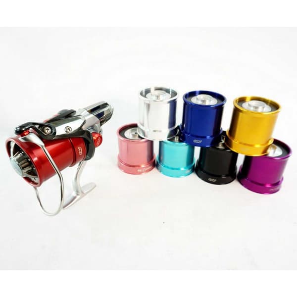 Mvspools Lige Reservespole I Aluminium Mv5 Sort T3