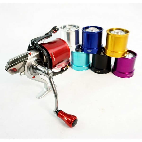 Mvspools Lige Reservespole I Aluminium Mv5 Sort T3