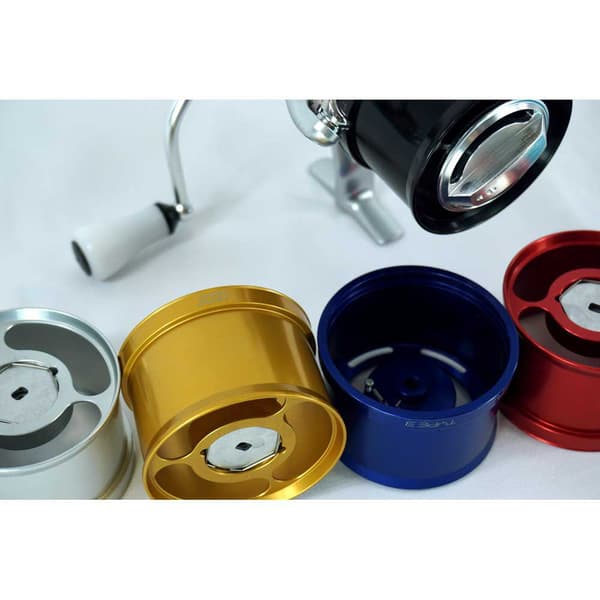 Mvspools Lige Reservespole I Aluminium Mv1 Rød T2