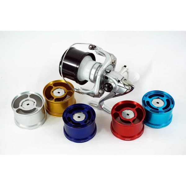 Mvspools Lige Reservespole I Aluminium Mv1 Rød T2