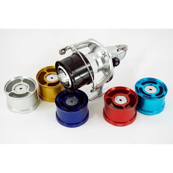 Mvspools Lige Reservespole I Aluminium Mv1 Rød T2