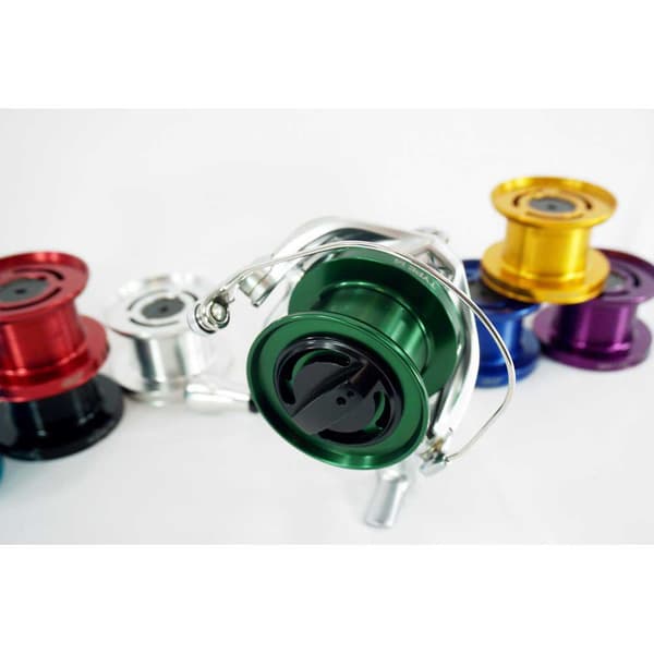 Mvspools Lige Reservespole I Aluminium Mv1 Rød T2