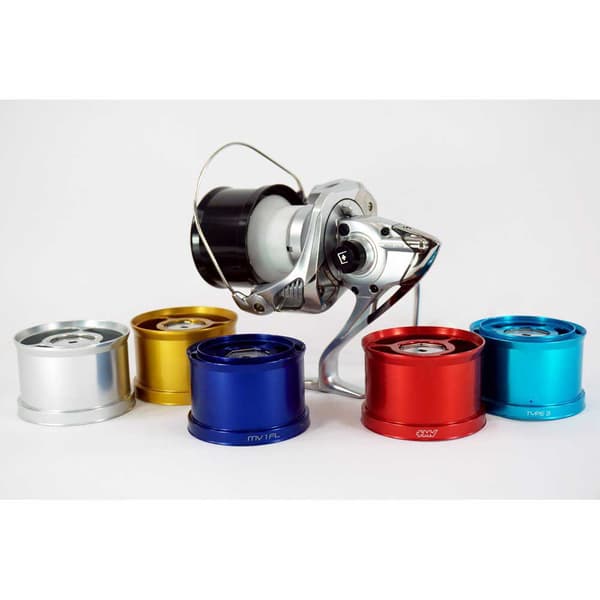 Mvspools Lige Reservespole I Aluminium Mv1 Gylden T3
