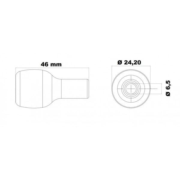 Mvspools Aluminium Type B Spoleknop Japan Style Aero Technium Mgs 14000 Xsd