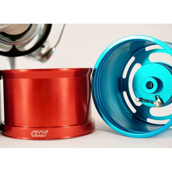 Mvspools Lige Reservespole I Aluminium Mv1 Blå T5