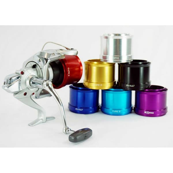 Mvspools Mv4 Lige Reservespole I Aluminium Lilla T3