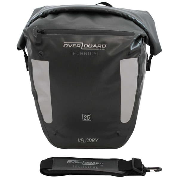 Overboard Rygsæk Waterproof Saddlebag 25l Sort,Grå