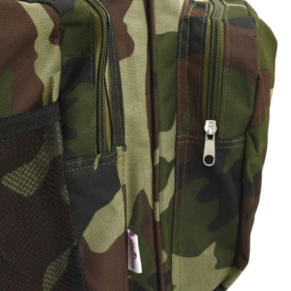 vidaXL fisketaske vandtæt camouflage oxfordstof grøn