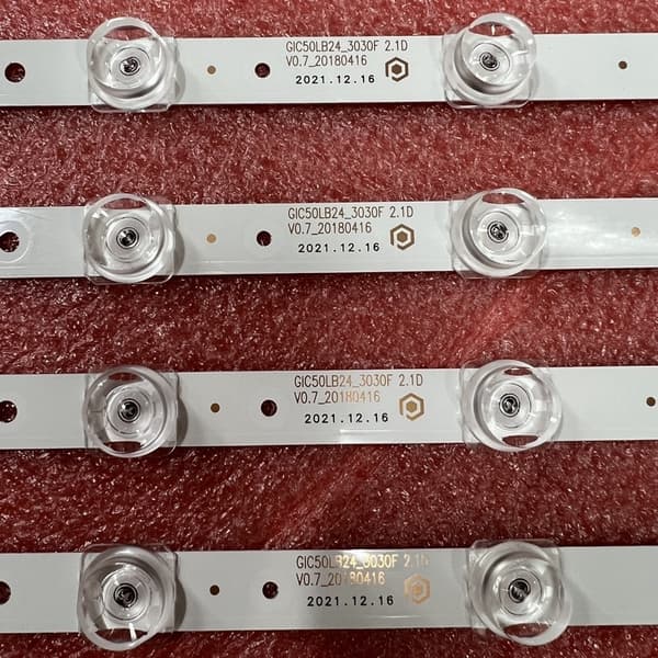 LED-taustavalonauha, yhteensopiva TCL 50p65 TB 50C715 50p8 50P65US 50S421 50S423 50P8M 50P65 GIC50LB24 LVU500NDEL 4C-LB5007 kanssa., lle