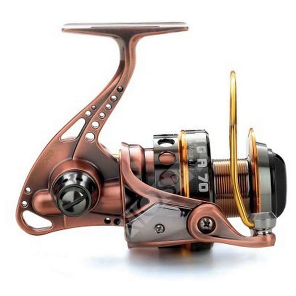 Akami Jigging Rulle Taiga Svart,Guld 70