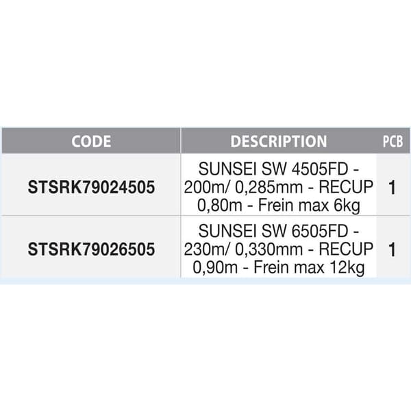 Sunset Jigging-hjul Sunsei Sw Sort 6505