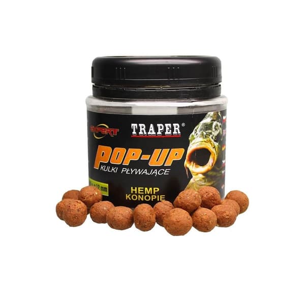 Groundbait TRAPER Flytende Boilies Hamp 12mm 50g