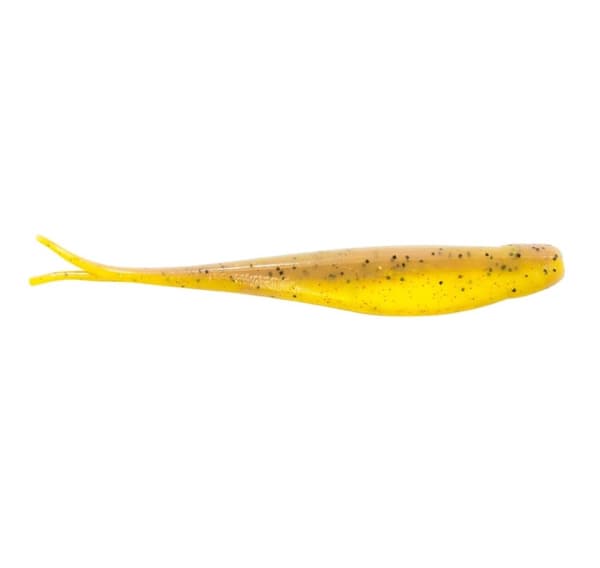 Myk lokke Z-Man DUFTET JERK SHADZ 4" Bruised Banana 5stk