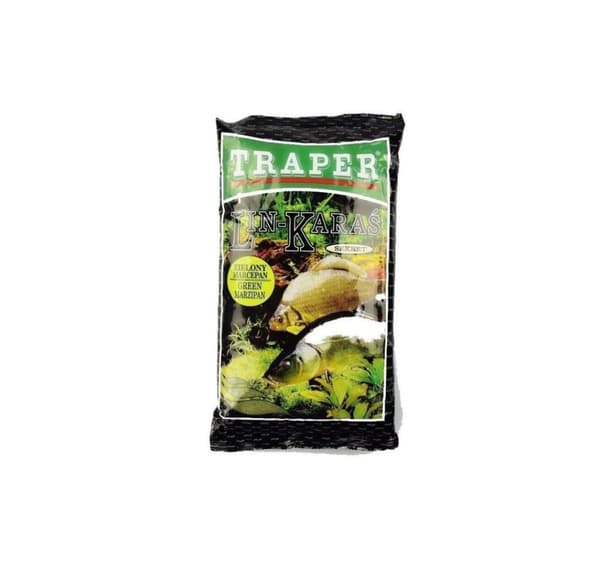 Groundbait TRAPER Sekret Tench-Crucian Marsipan 2,5kg Grønn