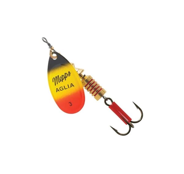Spinner MEPPS AGLIA FURIA-3 6,5g sort/gul/rød