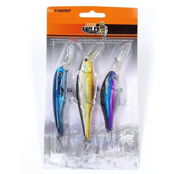 Wobbler Trimm GarryAngler 3tk 11,5-12-10,5cm