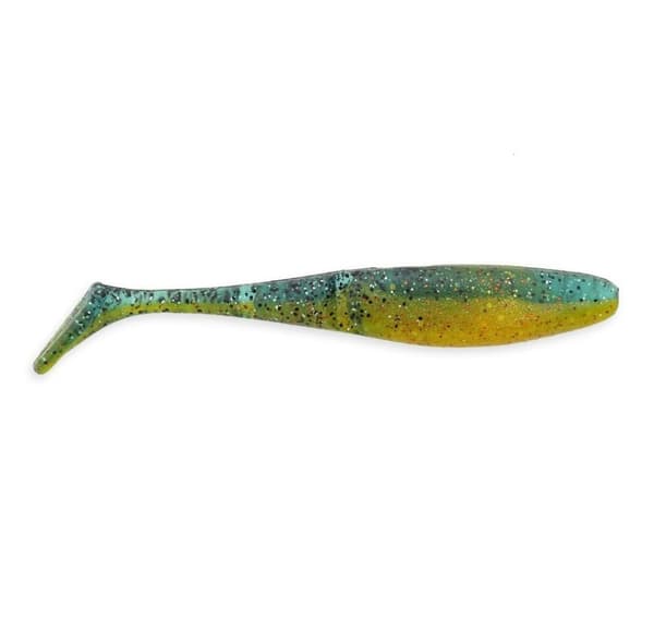 Pehmeä viehe Z-Man SCENTED PADDLERZ 5" Pro Yellow Ahven 5kpl