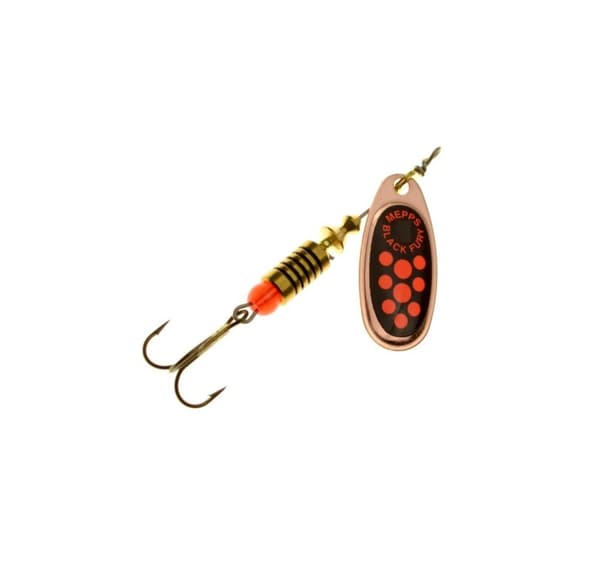 Spinner MEPPS BLACK FURY-4 8,0g kobber/oransje prikker