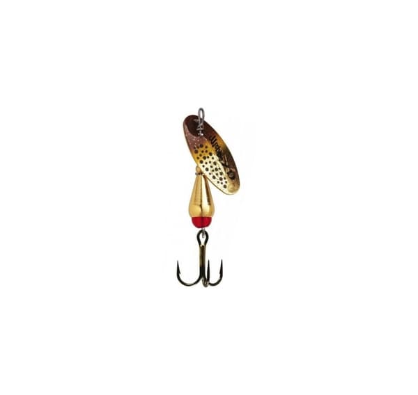 Spinner MEPPS XD TRI FLUO-1 3,0g ruskea/kulta