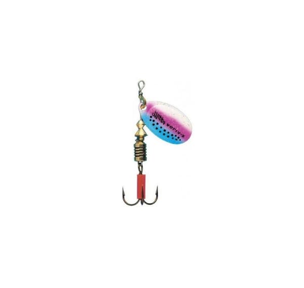 Spinner MEPPS AGLIA RAINBOW-2 4,5g sateenkaari/hopea
