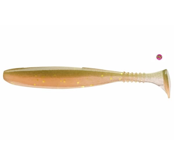 Myk lokke Daiwa TN D'FIN 10cm UV abbor 7stk