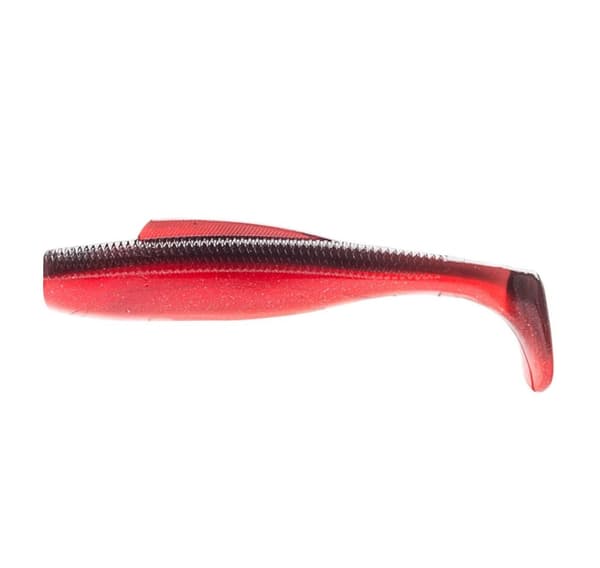 Myk lokke Z-Man DIEZEL MINNOWZ 4" Red Shad 5 stk