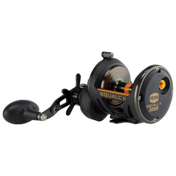 Penn Squall Ii Star Drag Trollingrulle Svart 25N