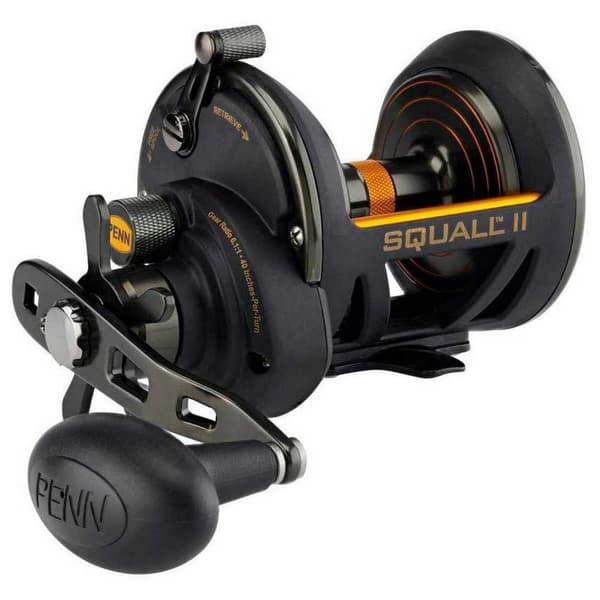 Penn Squall Ii Star Drag Trollinghjul Sort 25N