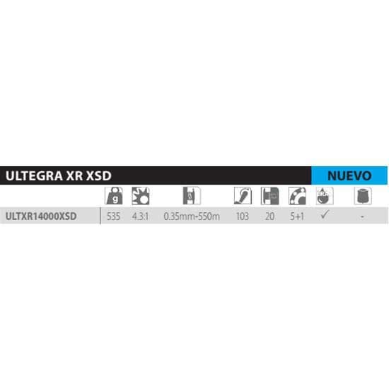 Shimano Fishing Reels Ultegra Xr Xsd Surfcasting-kela Hopeinen 14000