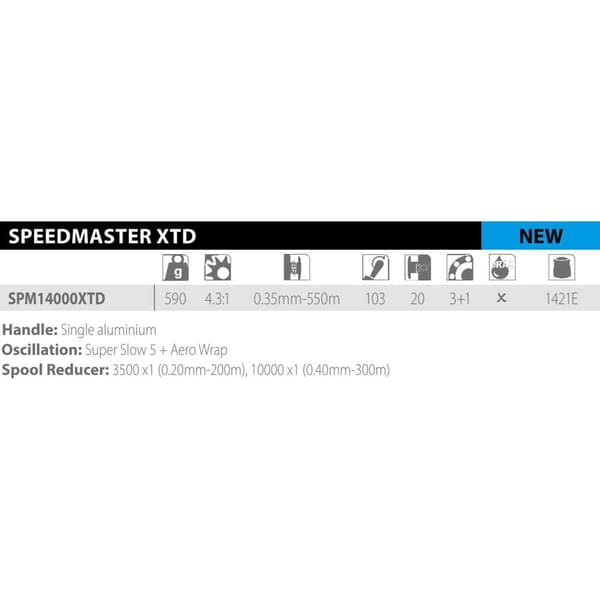 Shimano Fishing Reels Speedmaster Xtd Surfcastingrulle 14000
