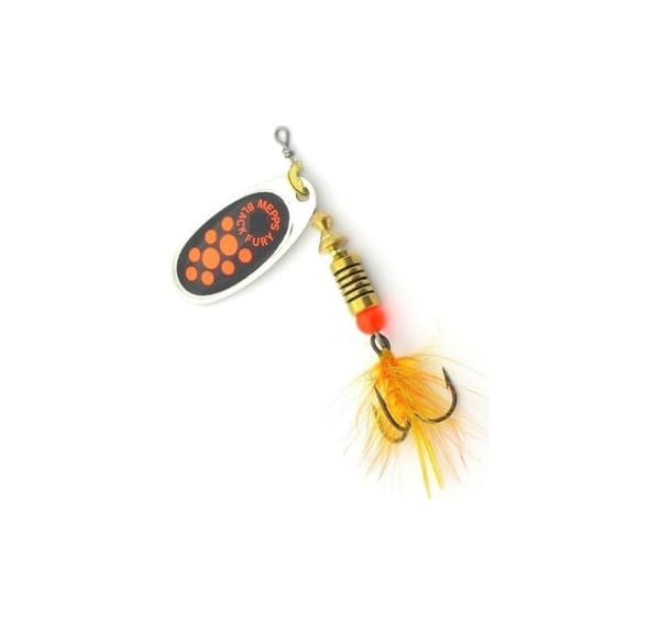 Mepps BLACK FURY MOUCHE-3 6,5g Silver/Orange Prickar